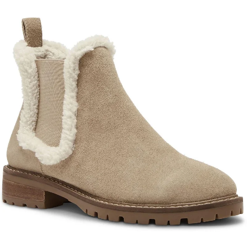 Bold Style Discounts Steve Madden Womens Leopold-F Faux Fur Lined Slip On Chelsea Boots Bold Style Discounts Steve Madden Womens Leopold-F Faux Fur Lined Slip On Chelsea Boots