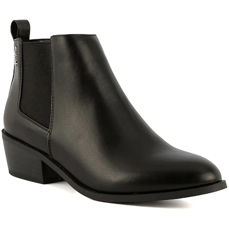 Sleek Style Discounts Sugar Womens Envoy Faux Leather Zip Up Ankle Boots