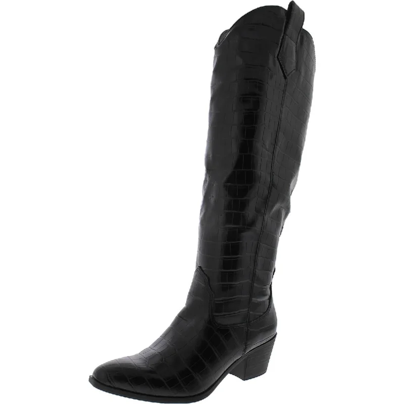 Big Discounts Sun + Stone Womens Dollyy Embossed  Cowboy, Western Boots