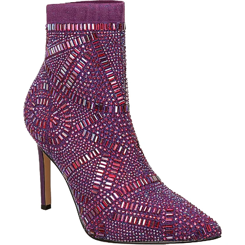 Trendy Looks On Sale Thalia Sodi Womens Kami Embellished Pointed Toe Ankle Boots