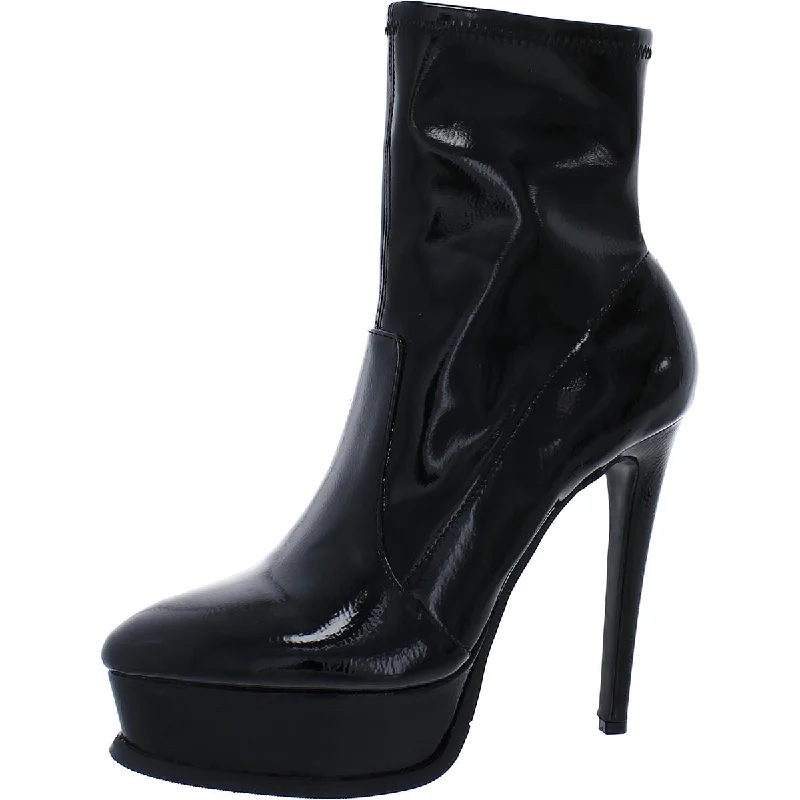 Fashionista Sale Thalia Sodi Womens Sienna Faux Leather Pointed Toe Mid-Calf Boots