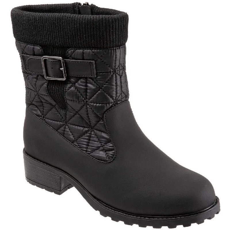 Step Ahead, Lead The Trend Trotters Womens Berry 2.0 Zip Up Quilted Winter & Snow Boots Step Ahead, Lead The Trend Trotters Womens Berry 2.0 Zip Up Quilted Winter & Snow Boots
