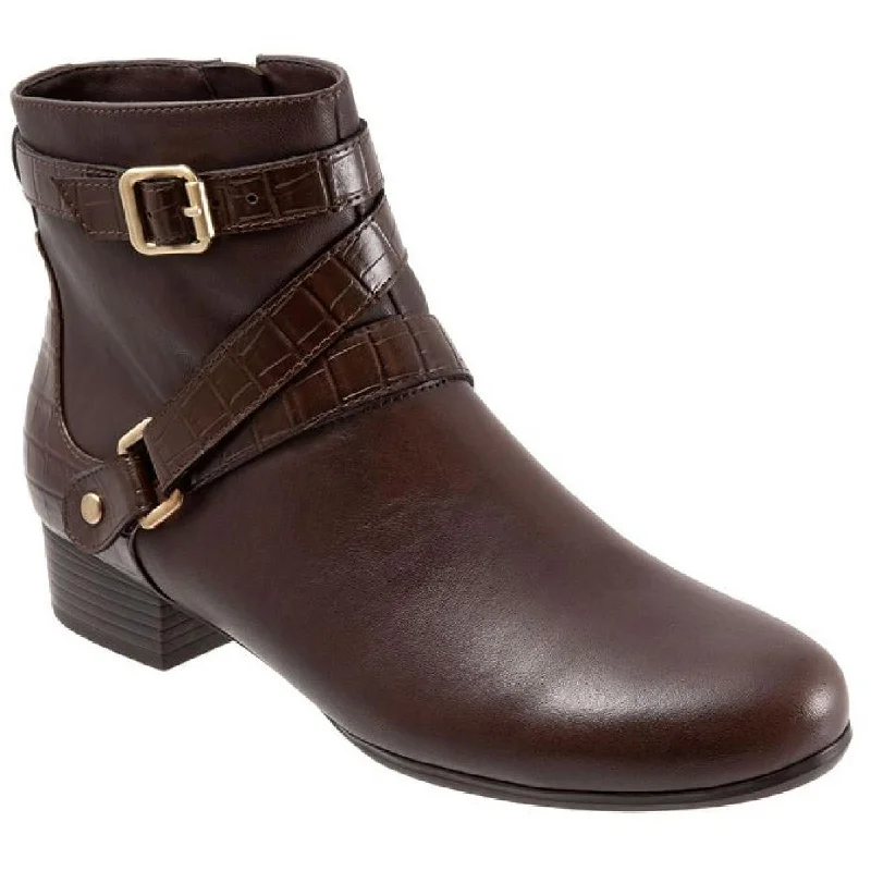 Versatile Shoes Promotion Trotters Womens Mika Leather Zipper Ankle Boots