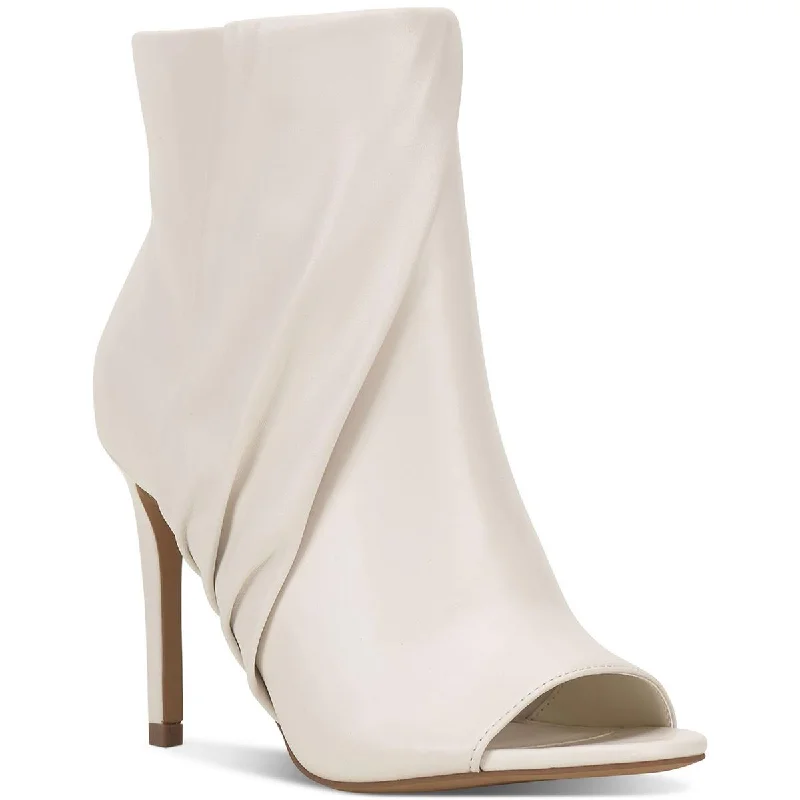 Everyday Shoes Promotion Vince Camuto Womens Atonna Ruched Peep Toe Booties