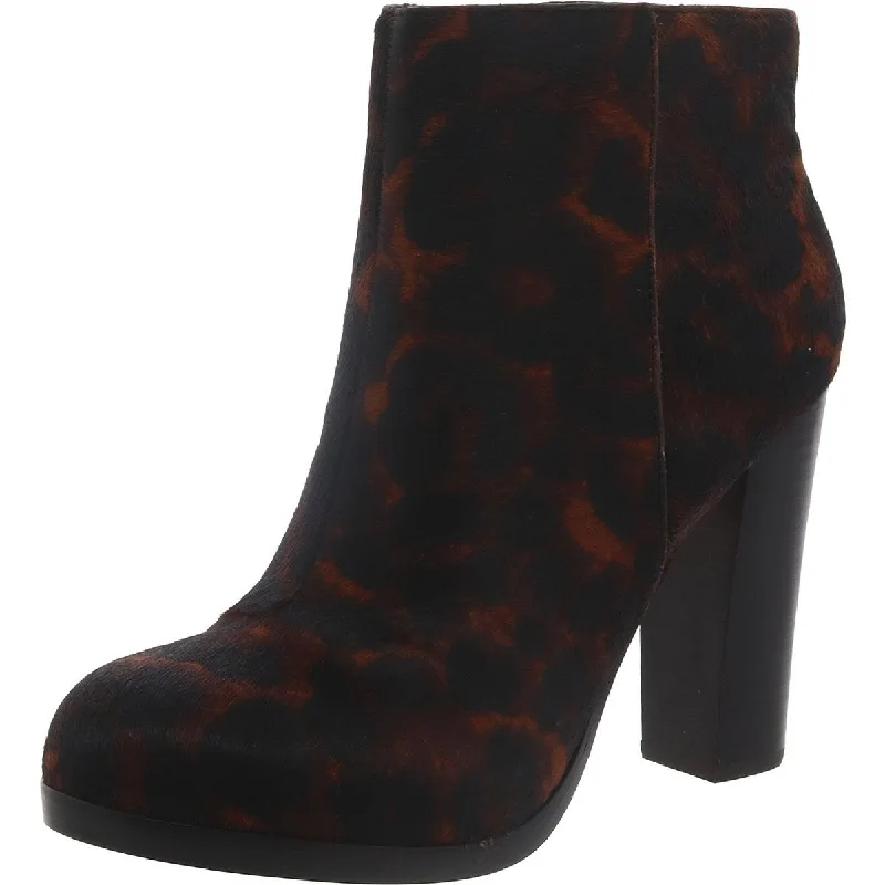Fashion Forward Vince Camuto Womens Cayelsa 3 Calf Hair Ankle Booties