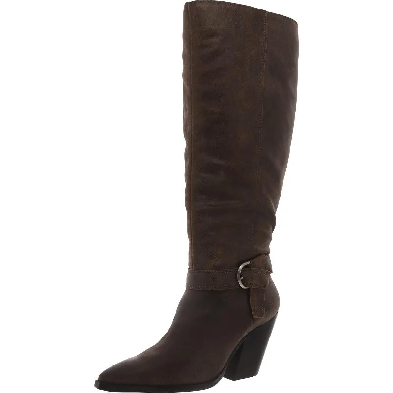 Must-Have Shoe Styles Vince Camuto Womens Grathly Suede Block Heel Knee-High Boots