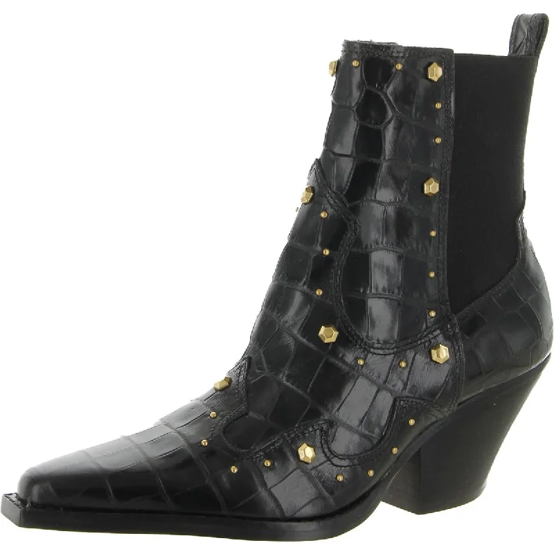 Supportive Shoes Offer Vince Camuto Womens Norley  Leather Ankle Cowboy, Western Boots