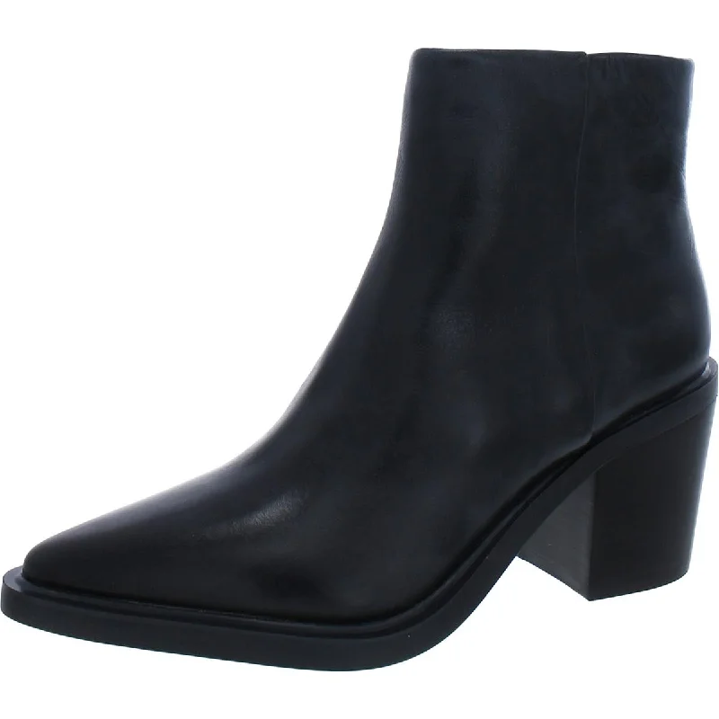 Stylish Shoe Discounts Vince Camuto Womens Rinvalla Leather Embossed Ankle Boots