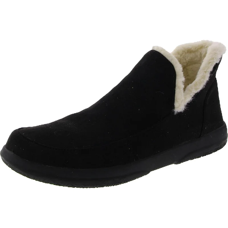 Modern Casual Shoes Vionic Womens Sinclair Faux Suede Slip On Ankle Boots