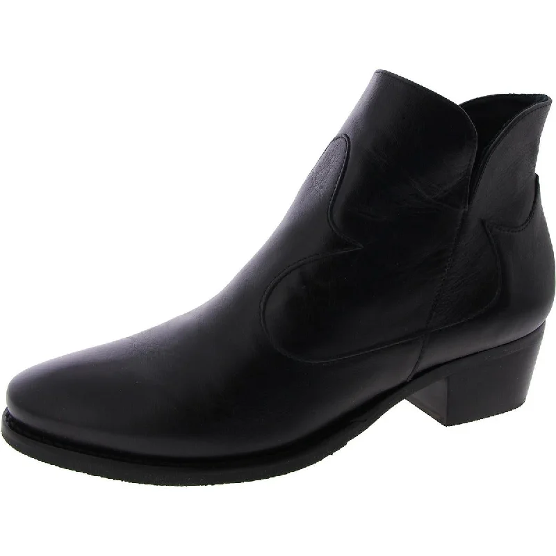 Modern Running-Style Shoes Walking Cradles Womens Leather Almond Toe Booties