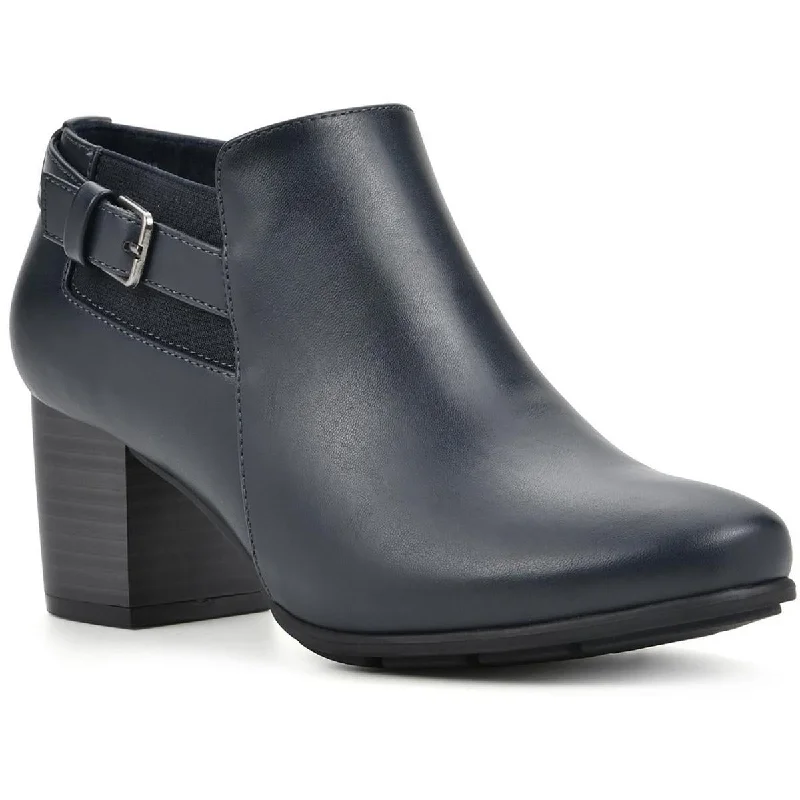 Premium Style Offers White Mountain Womens Noah Faux Leather Ankle Booties