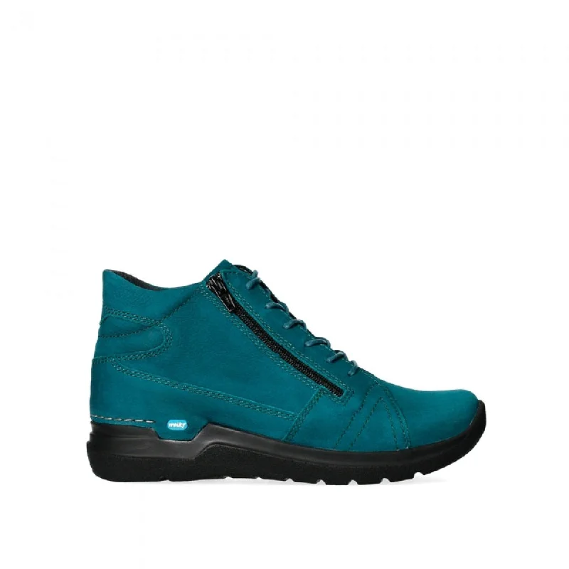 Classic Elegance Sales Wolky Women's Why Lace Up Boot Petrol