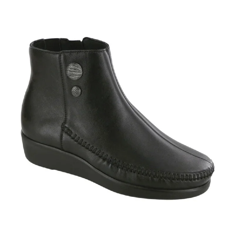 SAS Women's Jade Low Zip Boot Black