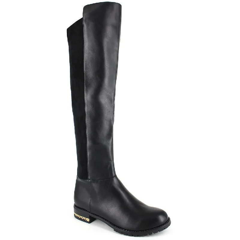 Essentials On Sale XOXO Womens Calissa Wide Calf Side Zip Over-The-Knee Boots