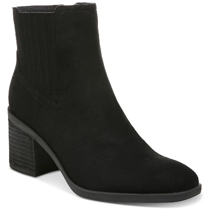 Comfortable Casual Shoes Zodiac Womens Lucinda Faux Suede Square Toe Ankle Boots
