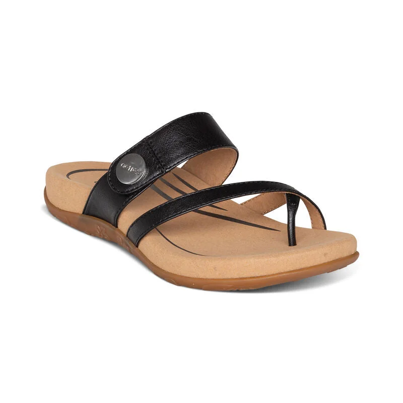 Luxury Casual Deals Aetrex Izzy,  Adjustable Slide Sandal
