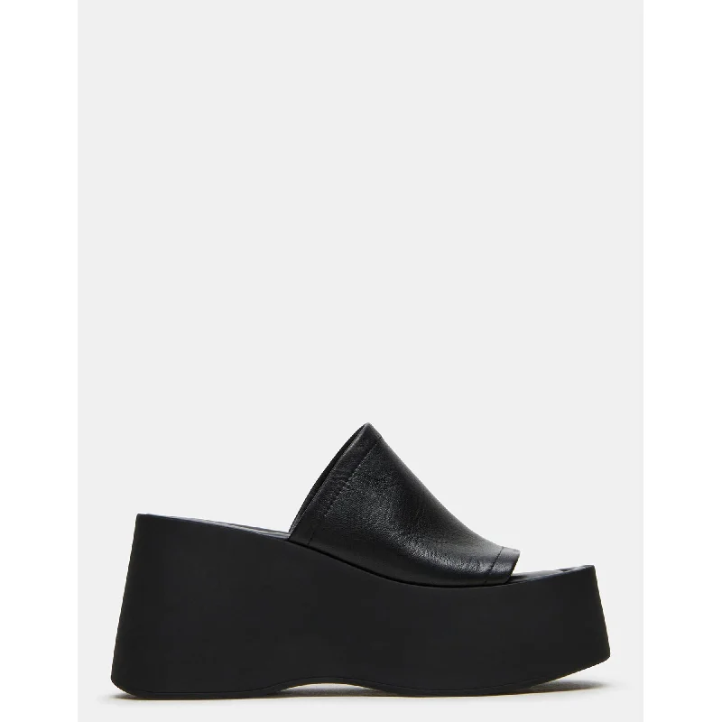 Comfortable Outdoor Shoes Altitude Black Leather