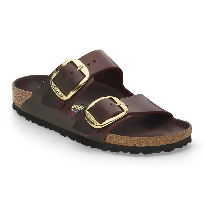 Statement Boots Offers Arizona Big Buckle Sandal - Unisex In Zinfandel