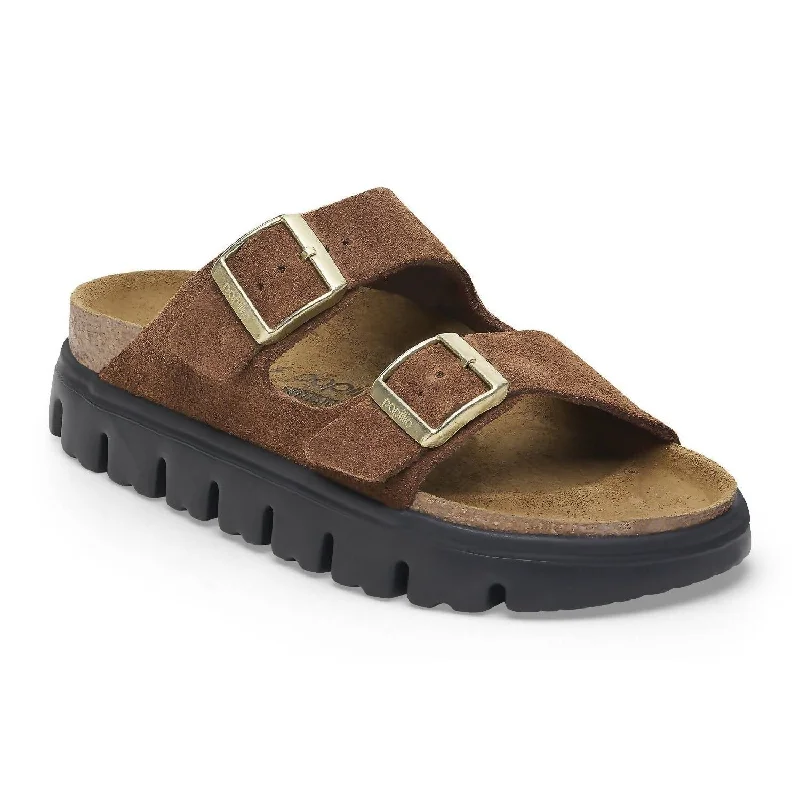 Modern Flat Shoes Offers Arizona Platform - Unisex In Dark Tea/black