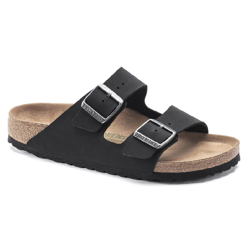 Budget Friendly Birkenstock Arizona BFNB Earthy Vegan Black Narrow 1019057