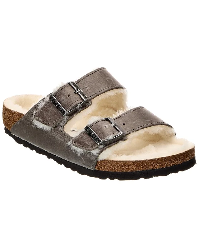 Seasonal Picks Birkenstock Arizona Leather & Shearling Sandal