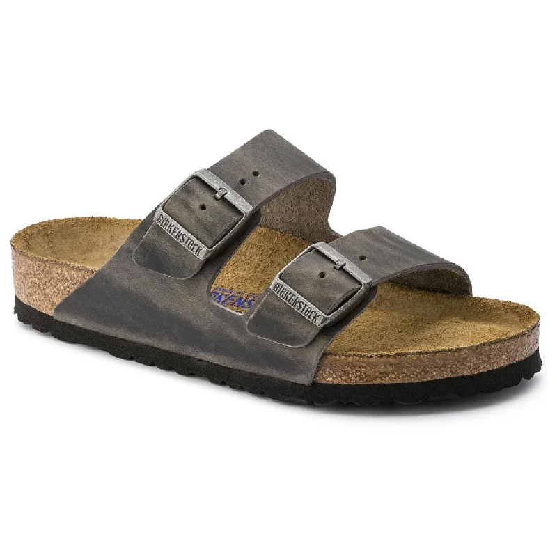 New Styles Just In Birkenstock Arizona NU Oiled SFB Iron R 552801