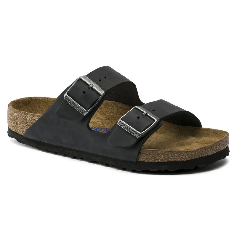 Cool Prices Birkenstock Arizona Black Oiled Leather SFB N 0752483