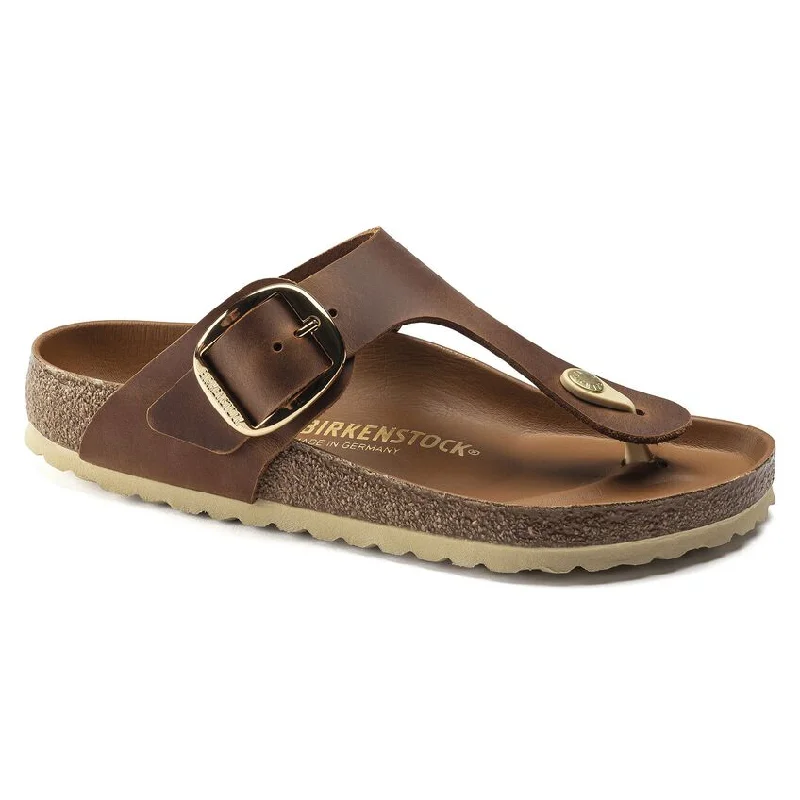 Fashionista Favorites Birkenstock Gizeh Big Buckle Cognac R 1018745
