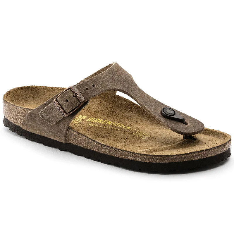 Modern Running-Style Shoes Birkenstock Gizeh NU Oiled Tobacco Brown 943811