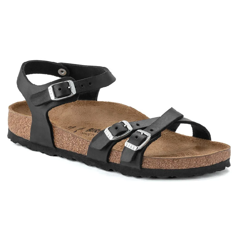 Comfortable Fashion Shoes Birkenstock Kumba Oiled Blk 1021506 Wos