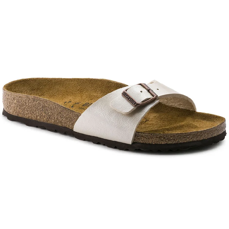 Browse Our Top Products Birkenstock Madrid BF Graceful Pearl White Narrow 940153