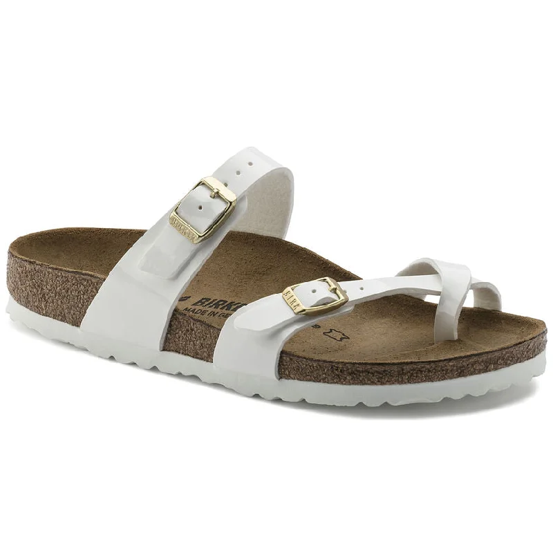 Seasonal Trends Birkenstock Mayari-White Patent BF 1005280