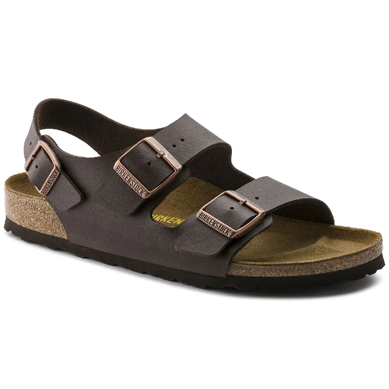 Comfortable Business Shoes Birkenstock Milano DK Brown BF 034701