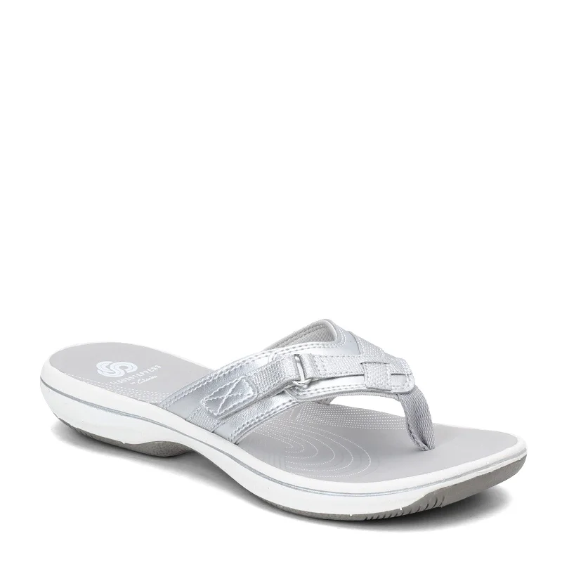 Classy Style Discounts Clarks Breeze Sea Silver 26502