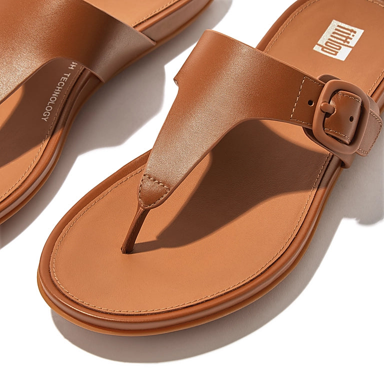 Comfortable Stretch Shoes Promotion Fitflop Gracie Rubber Buckle Toe Post