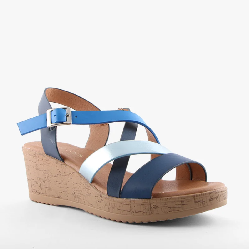 All-Season Shoes Discount JESSICA NAVY MULTI