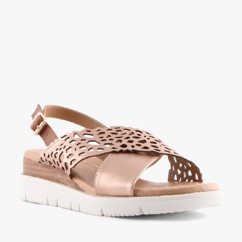 Versatile Fashion Shoes JUDY ROSE GOLD/TAN