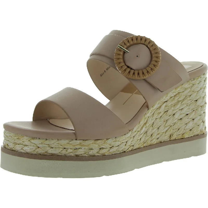 Stylish Looks Lauryn Womens Platform Slip On Wedge Sandals