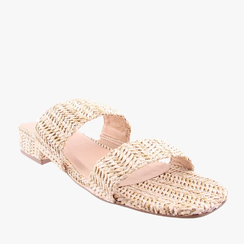 Trendy Outdoor Casual Shoes LYLA NATURAL RAFIA