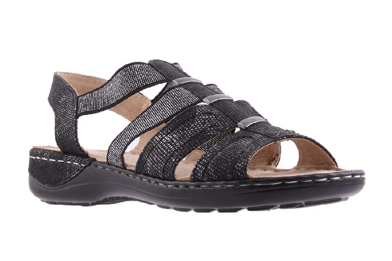 Comfortable Slip-On Shoes MAVID BLACK METALIC
