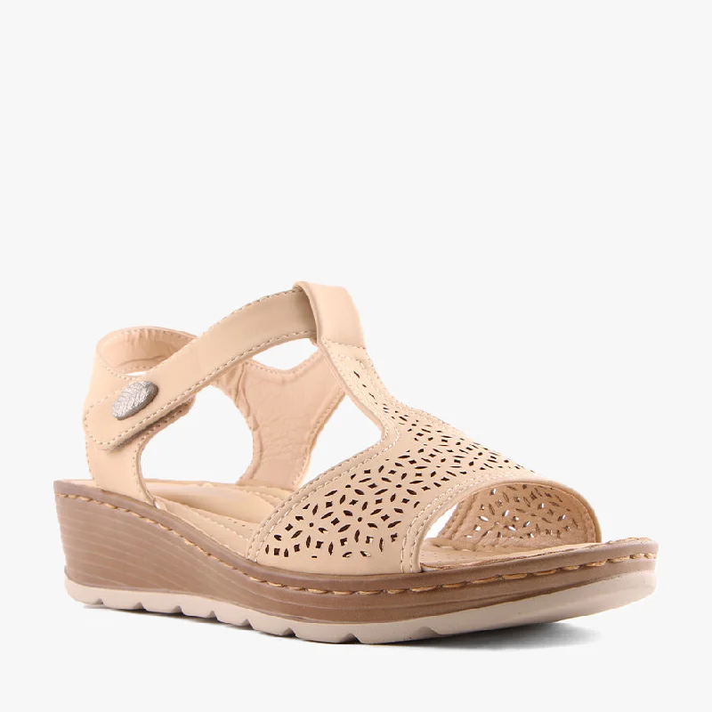 Comfortable Trendy Shoes MELSA BEIGE