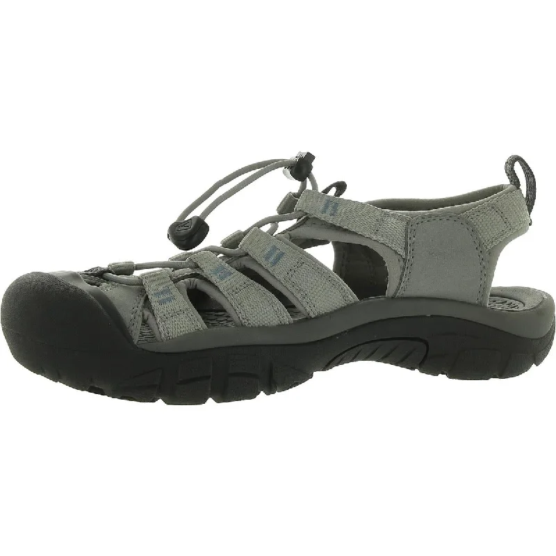 Fashionista Favorites newportH2 Womens Bungee Laces Closed Toe Slingback Sandals
