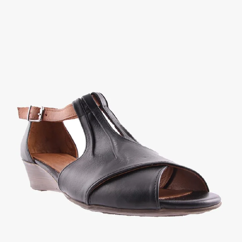 Premium Fashion POPPY BLACK/TAN