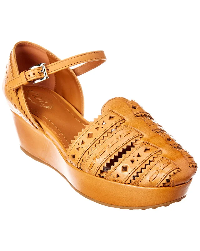 Stylish Deals TOD’s Leather Sandal