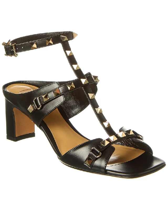 Gift Ideas Valentino Rockstud Caged 60 Leather Sandal