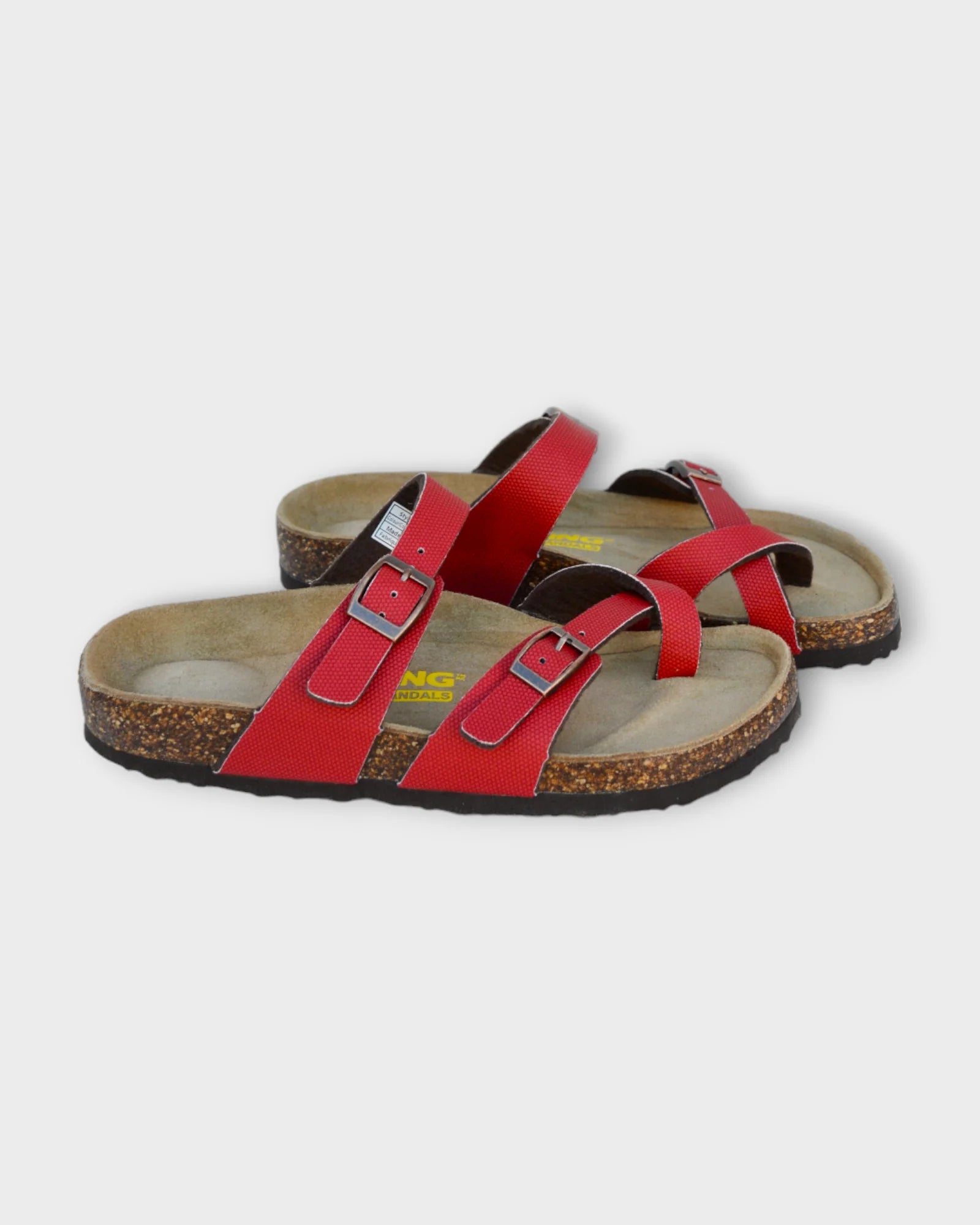 Street-Ready Casual Shoes Viking Tofino Red Woven