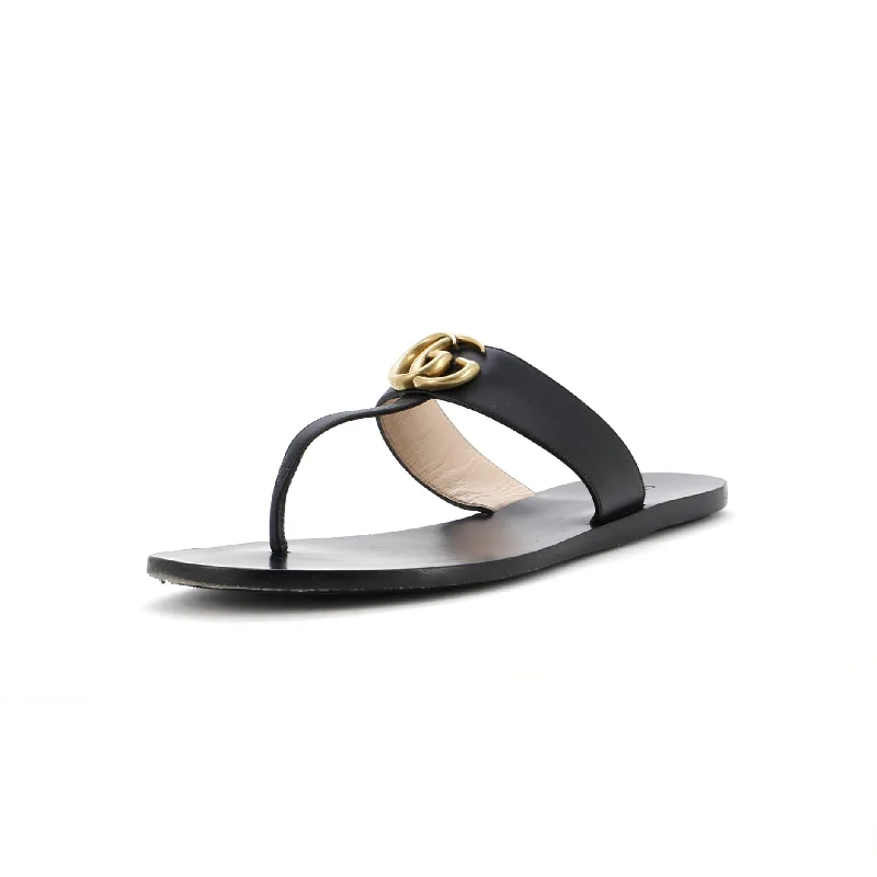 Durable Fashion Picks Women's GG Marmont Sandals Leather
